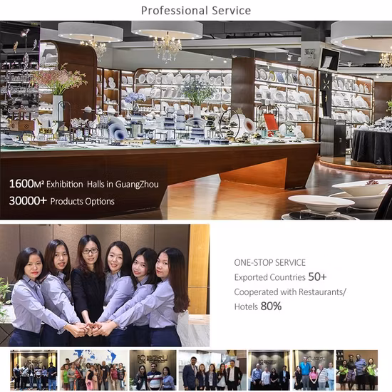 제조업체 세라믹 식기 그릇 사기그릇 접시 그릇 검은 대리석 저녁 식사 세트